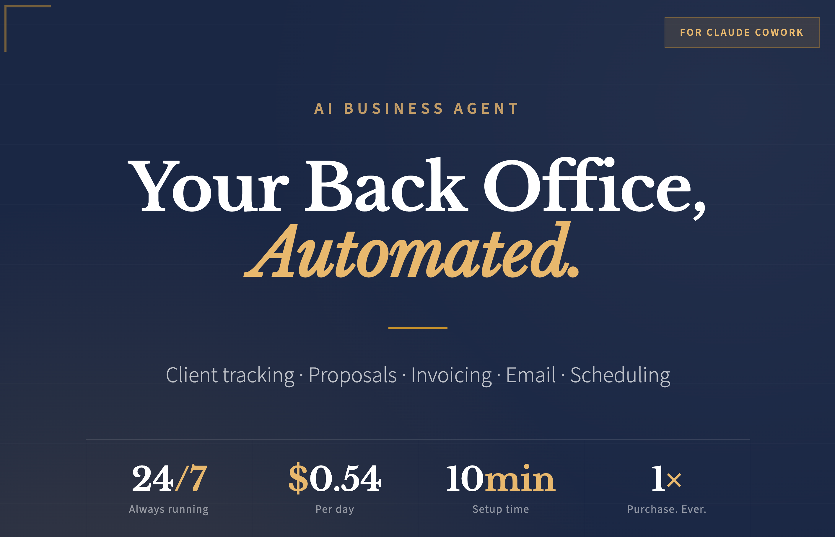 The AI Business Agent